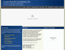 Tablet Screenshot of cooperbenefit.com